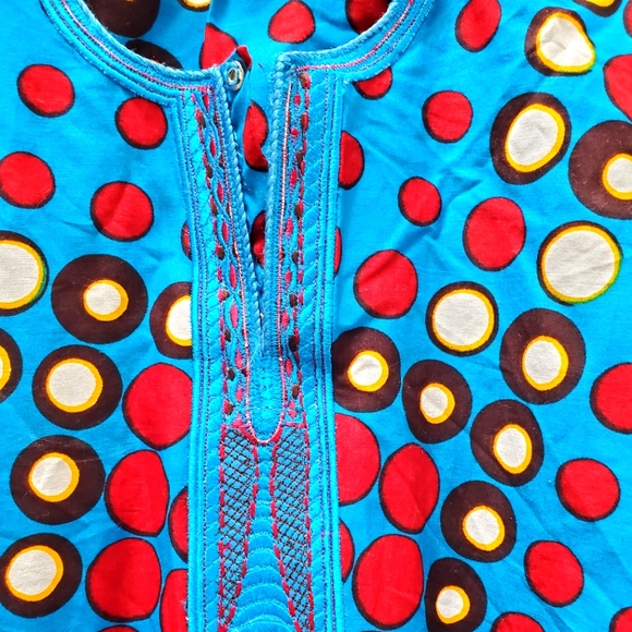 Preown 2PIECE Multicolored Set; Ankara Material Sz 14-18; Long Sleeves; $40 - Picture 4 of 10